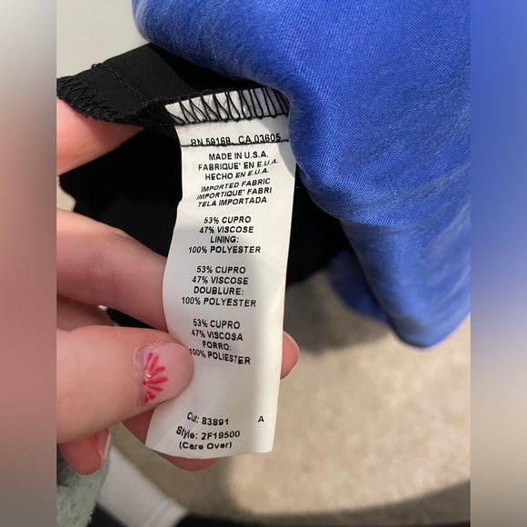 Fifteen Twenty Blue MIDI Skirt - Picture 7 of 9